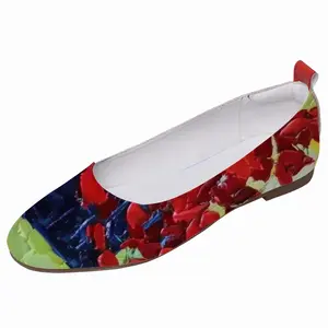 Men French Poppies Single Shoes