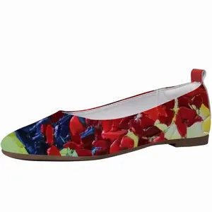 Men French Poppies Single Shoes