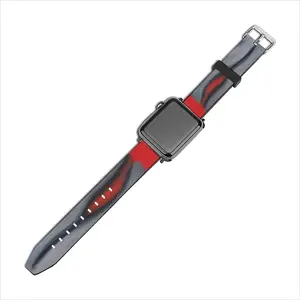 Red Flower iWatch Classic Strap (Multi-Size)