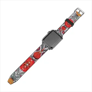 Poppy Flowers In A Pot iWatch Classic Strap (Multi-Size)