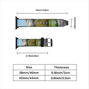 Impressionist Snow Mountains iWatch Classic Strap (Multi-Size)