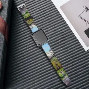 Impressionist Snow Mountains iWatch Classic Strap (Multi-Size)