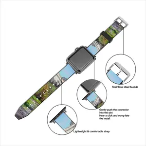 Impressionist Snow Mountains iWatch Classic Strap (Multi-Size)