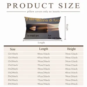 E-Mail Art Polyester Pillow (Rectangle, Multi-Size)