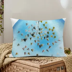 Crowd Of Flyers Polyester Pillow (Rectangle, Multi-Size)