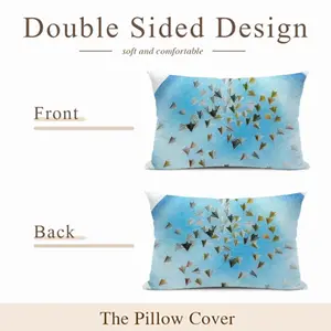 Crowd Of Flyers Polyester Pillow (Rectangle, Multi-Size)