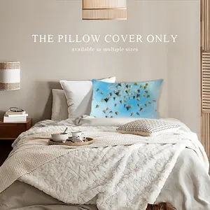 Crowd Of Flyers Polyester Pillow (Rectangle, Multi-Size)