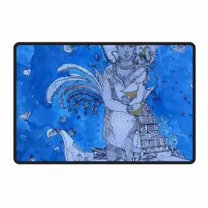 Drawing Ink - Blue Diva Polyester Mats (Black Side)