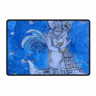 Drawing Ink - Blue Diva Polyester Mats (Black Side)