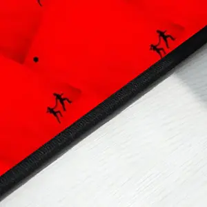 Deep Red (Decomposition) Polyester Mats (Black Side)