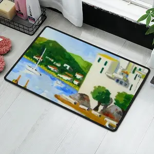 Cadaques (Spain) Polyester Mats (Black Side)