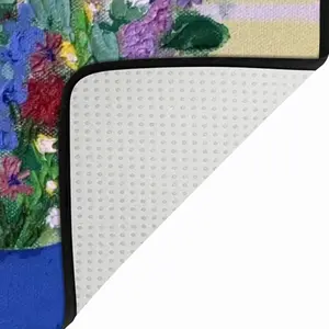 Blue Vase Polyester Mats (Black Side)