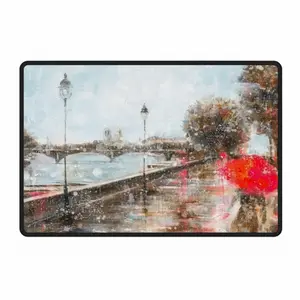 Afternoon In Paris Polyester Mats (Black Side)