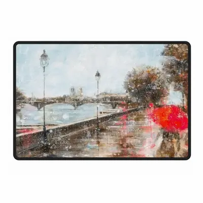 Afternoon In Paris Polyester Mats (Black Side)