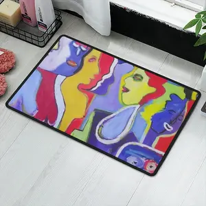 Woman Talk Polyester Mats (Black Side)