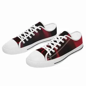 Men Pink Night Retro Canvas Shoes