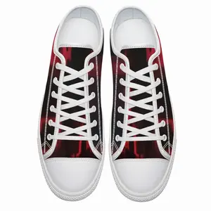 Men Pink Night Retro Canvas Shoes