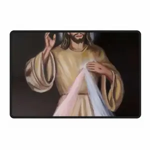 Divine Mercy Polyester Mats (Black Side)