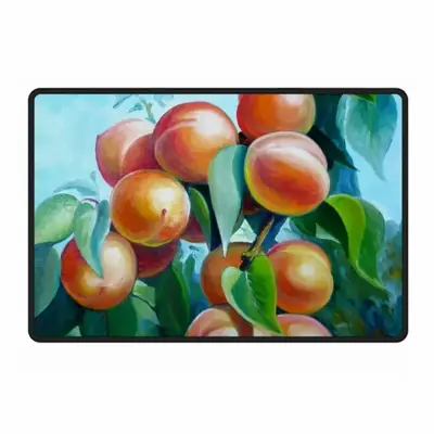 Apricot Branch Polyester Mats (Black Side)