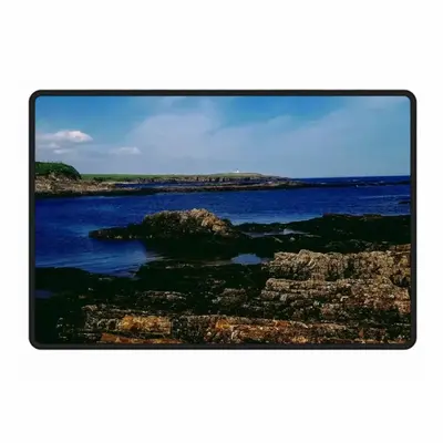 Coastal View Fom Staxigoe Polyester Mats (Black Side)