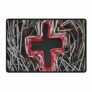 Black Cross Polyester Mats (Black Side)