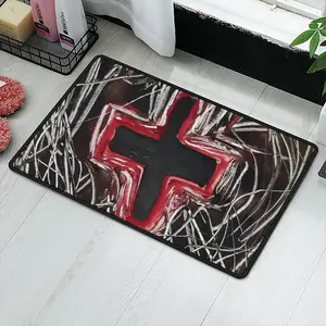 Black Cross Polyester Mats (Black Side)