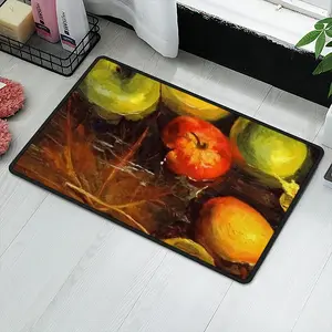 Floating Apples Polyester Mats (Black Side)