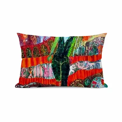 Petantala Non Mortale Polyester Pillow (Rectangle, Multi-Size)