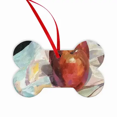 Apples On A Table Bone Pendant (Aluminum)