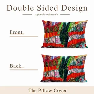 Petantala Non Mortale Polyester Pillow (Rectangle, Multi-Size)