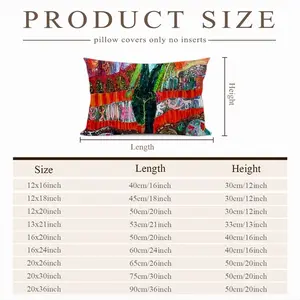 Petantala Non Mortale Polyester Pillow (Rectangle, Multi-Size)