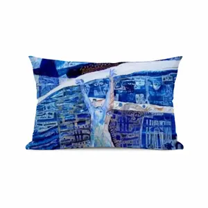 True Blue Polyester Pillow (Rectangle, Multi-Size)