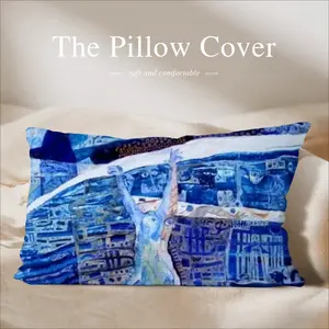 True Blue Polyester Pillow (Rectangle, Multi-Size)