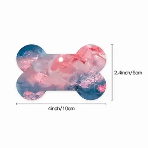 Cotton Candy Sky Bone Pendant (Aluminum)