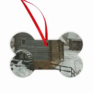 Old Mill Bone Pendant (Aluminum)