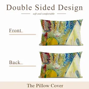 Kenya Fragment Polyester Pillow (Rectangle, Multi-Size)