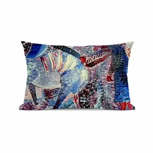 Judith Fragment K Polyester Pillow (Rectangle, Multi-Size)