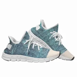 Men Arctic Blue Woven Training Shoes