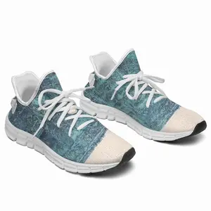 Men Arctic Blue Woven Training Shoes