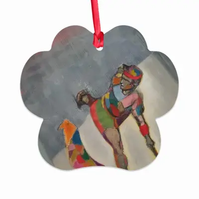 Tennis Cloud Pendant (Aluminum)