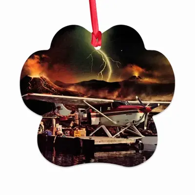 Island Escape Cloud Pendant (Aluminum)