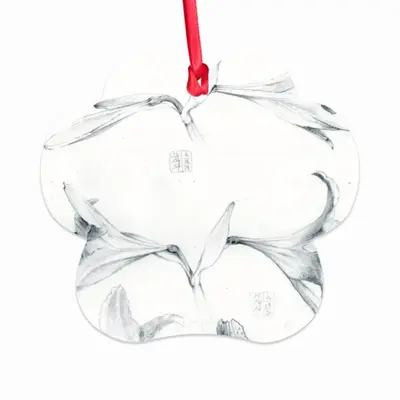 Diary With Lilies Cloud Pendant (Aluminum)