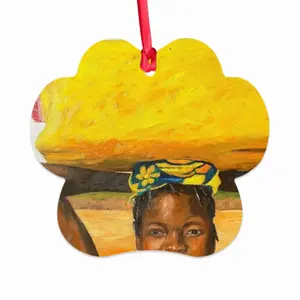 African Girls Cloud Pendant (Aluminum)