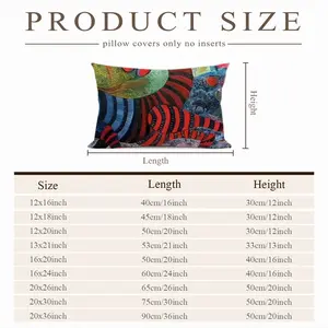 Tonatiuh Polyester Pillow (Rectangle, Multi-Size)