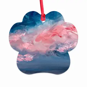 Cotton Candy Sky Cloud Pendant (Aluminum)