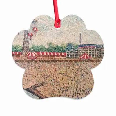 Coney Island In Oil Cloud Pendant (Aluminum)