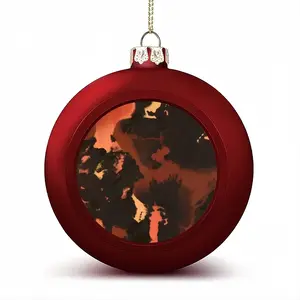 Orange Black Christmas Ball (Big)