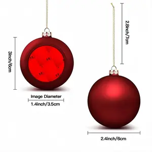 Deep Red (Decomposition) Christmas Ball (Big)