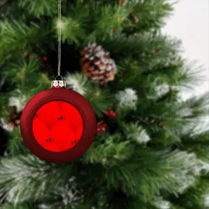 Deep Red (Decomposition) Christmas Ball (Big)