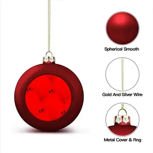 Deep Red (Decomposition) Christmas Ball (Big)